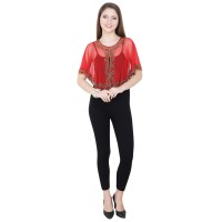 Red Shrug Short